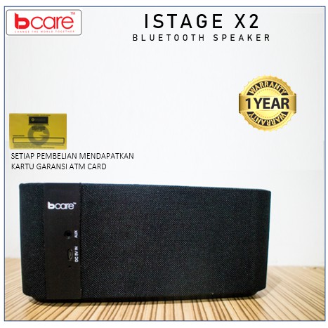Bcare Istage X-2 Bluetooth Speaker with Wireless Charging