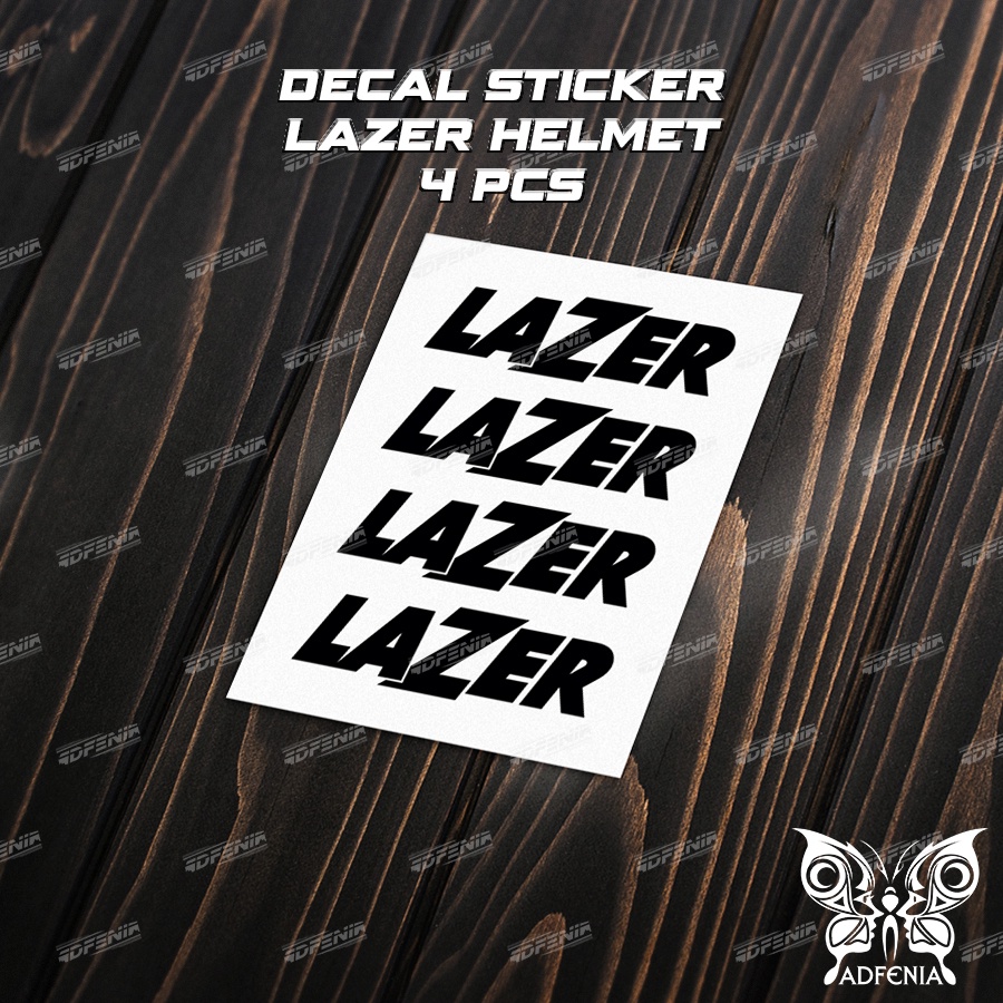 Stiker Decal Helm Lazer