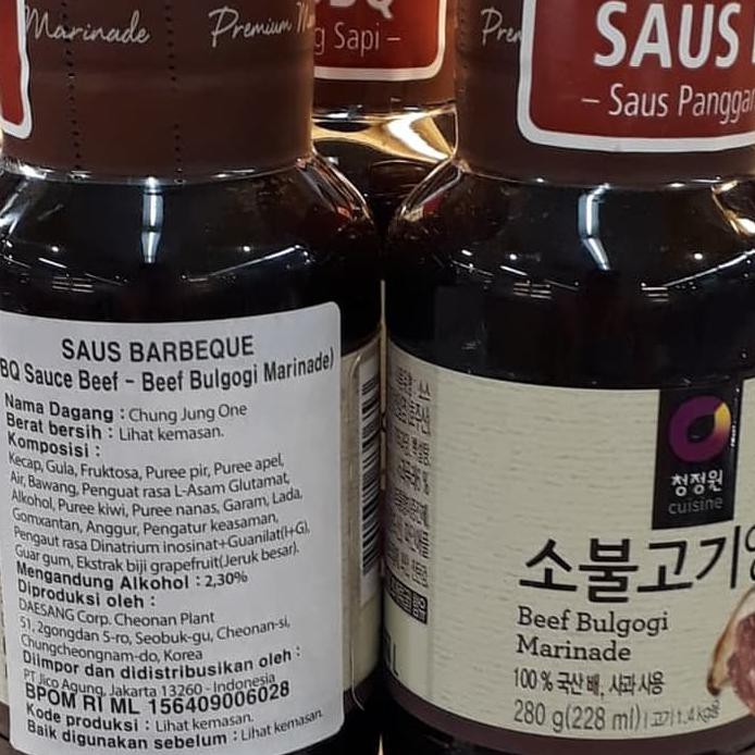 

Mas.Lynda - Saus Barbeque Chung Jung One Beef Bulgogi Marinade 280G