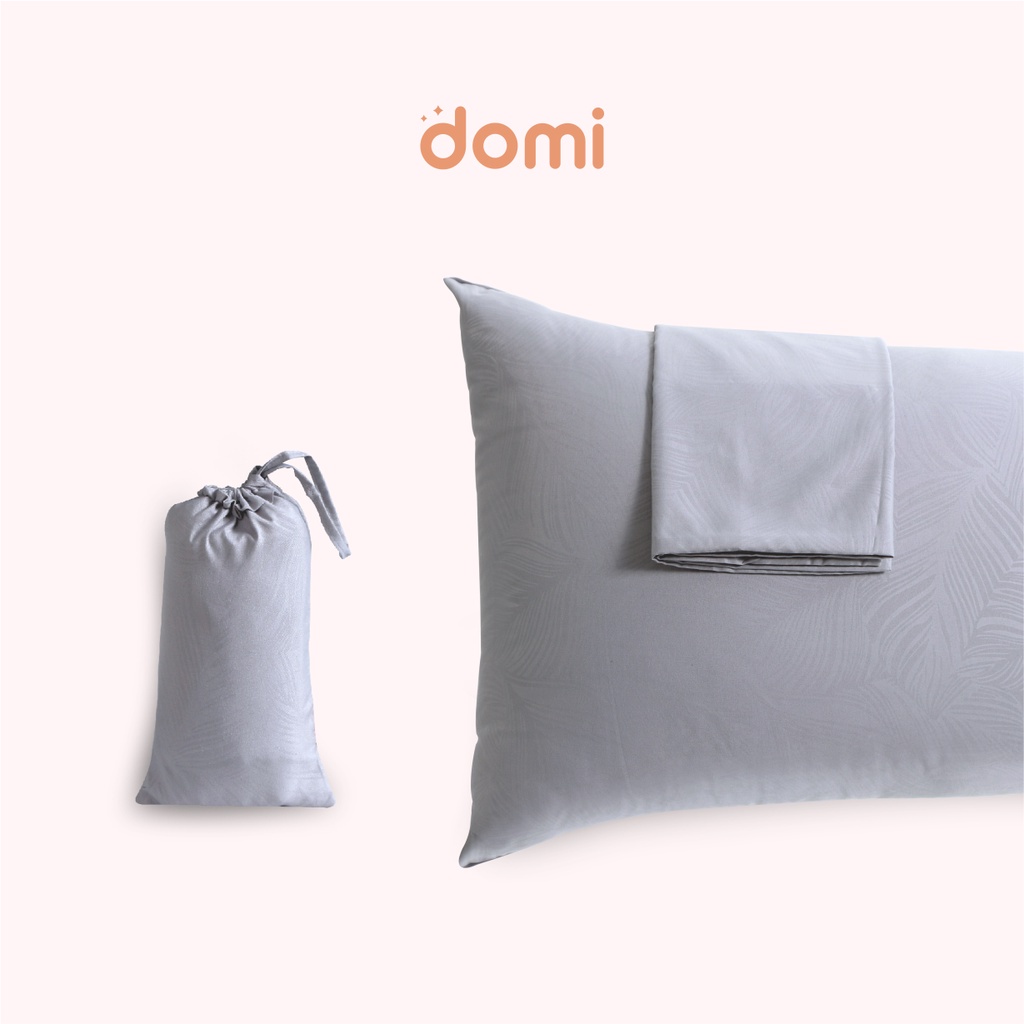 DOMI SARUNG BANTAL SARUNG GULING PILLOW CASE BOLSTER CASE SARUNG BANTAL GULING TERLARIS MOTIF MINIMALIS