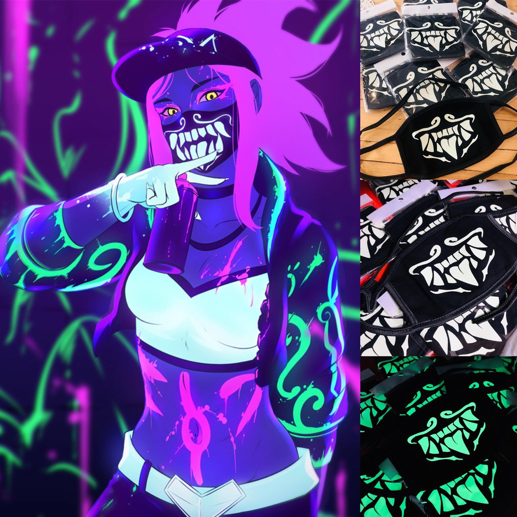 Masker K/DA Akali New Version - League of legends LOL