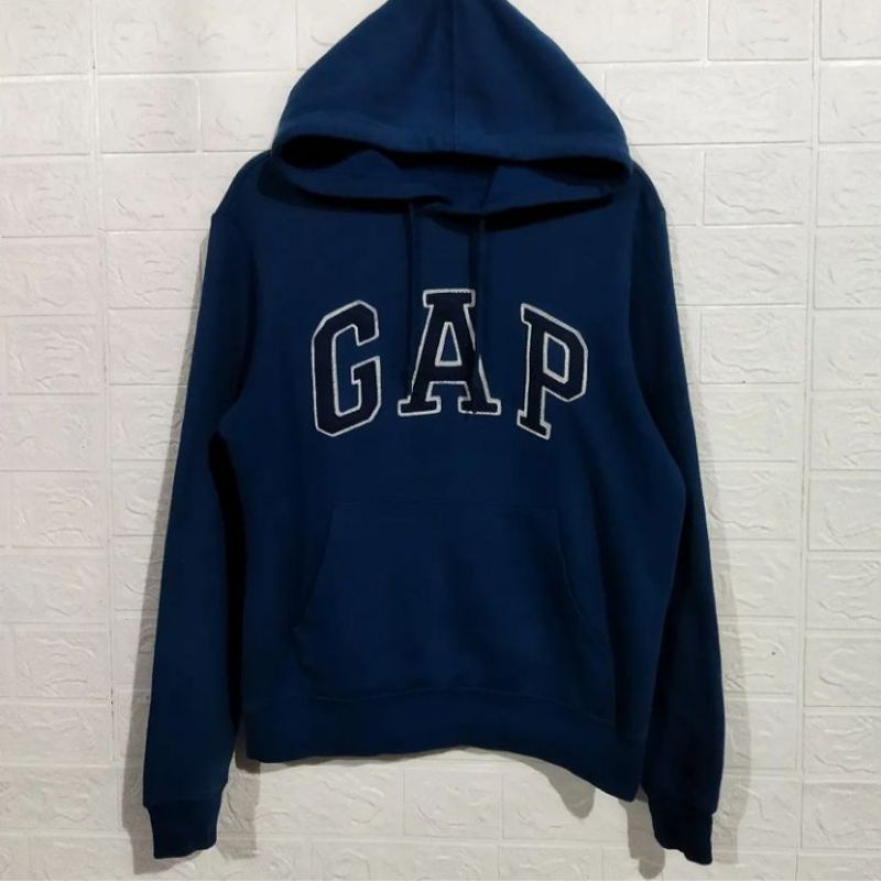 HOODIE 2 PCS GAP BIRU DAN ORANGE SECOND