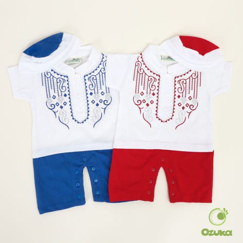 Ozuka Baju Muslim Romper Koko Anak Bayi Laki-laki KDM-04