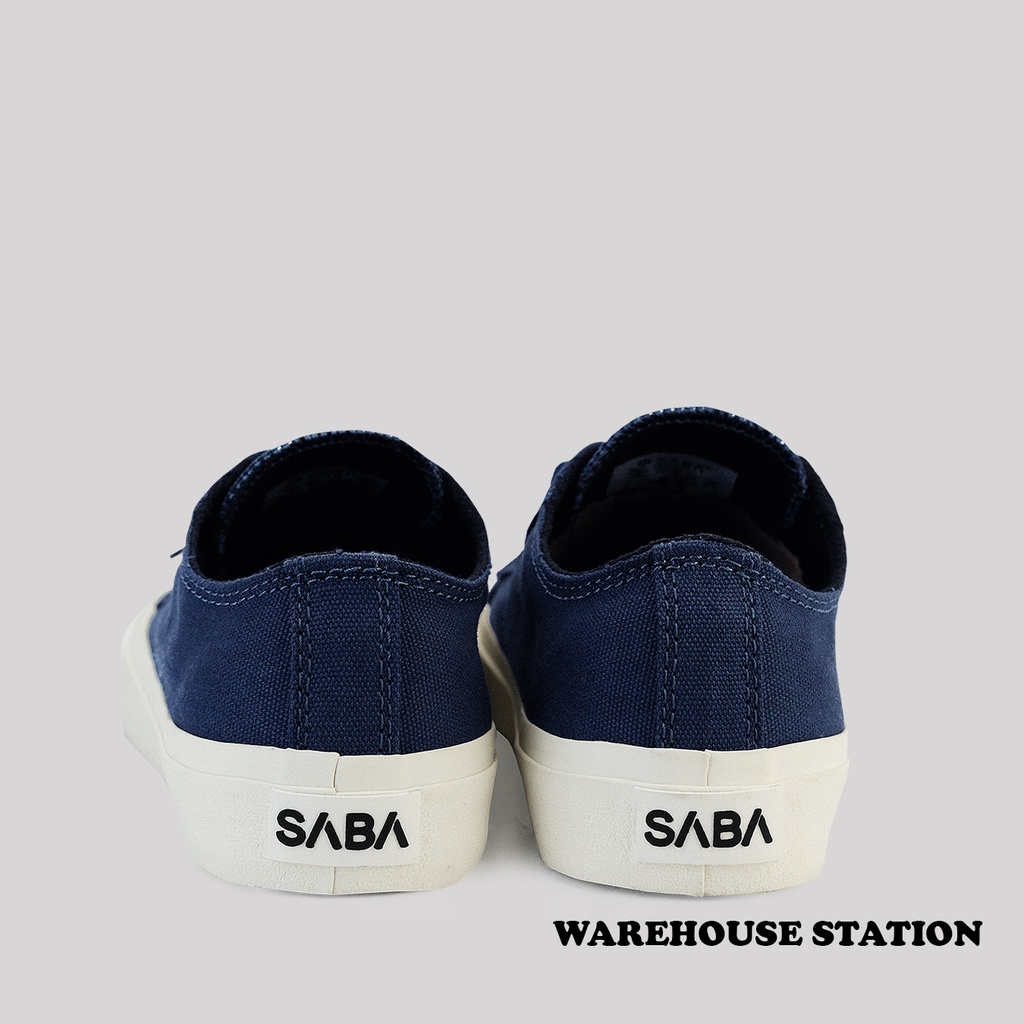 SABA Basic Low Navy - Sepatu Sneakers Casual Pria Wanita