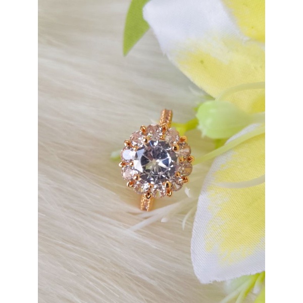 Cincin Emas Xuping Cincin Permata Cantik X1