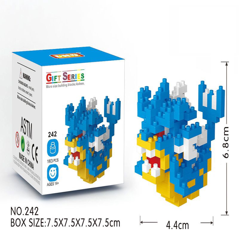 【Ready Stock】Pokemon Go Creative Building Blocks Building Bricks Kit Collectible Display Set Nano Mini Blocks Collection