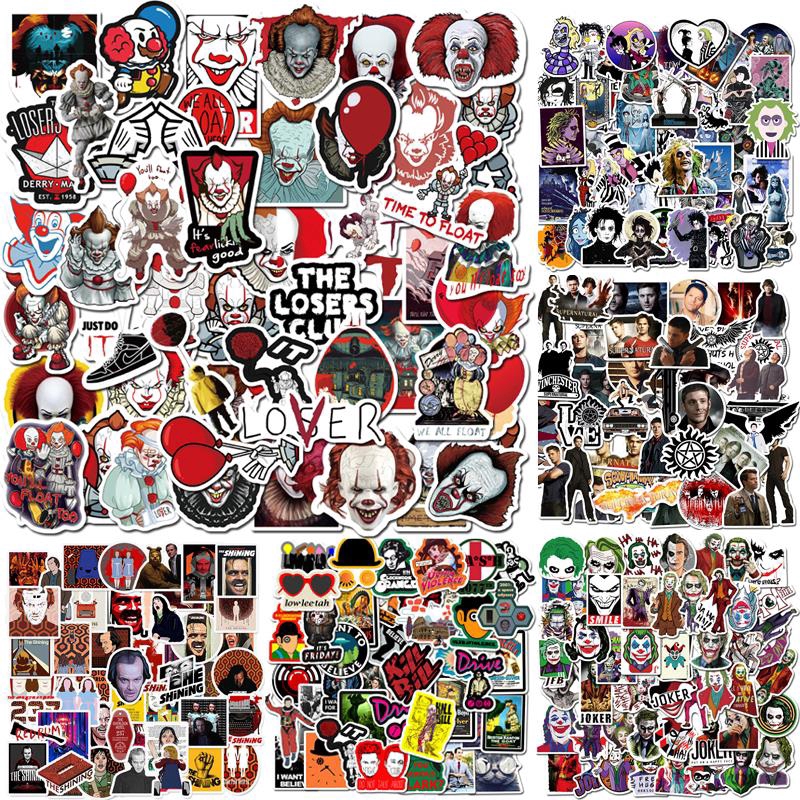 50pcs / pack Classic Film Character Stickers For Decoration