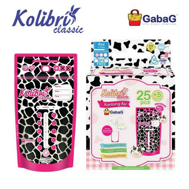 Gabag Kantong Asi 100/120ml Kolibri