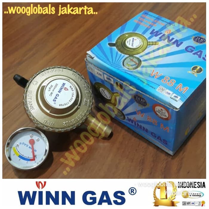 REGULATOR KOMPOR WINN GAS METER TEKVA W.28 ORI SNI
