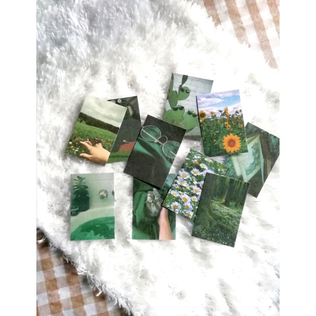 

Deco sticker tema hijau(random)