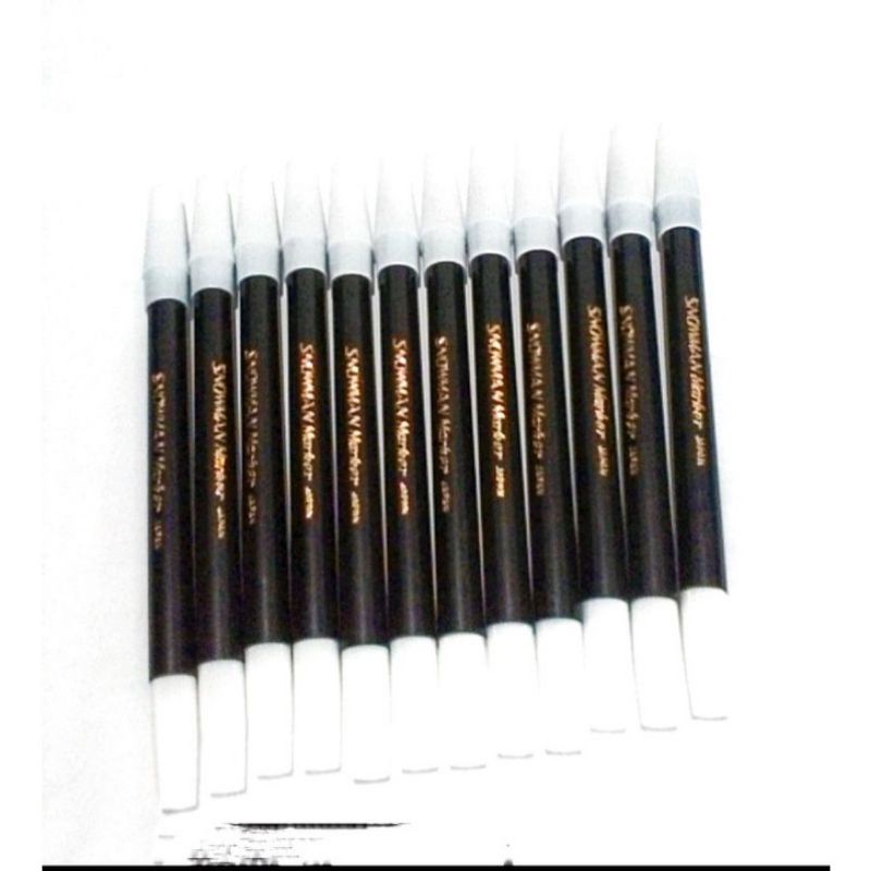 

S PIDOL SNOWMAN HITAM ASLI KECIL MARKER PENSIL PENCIL MURAH ECER GROSIR 12 PCS ORIGINAL HITAM MERAH BIRU ORIGINAL 100 %