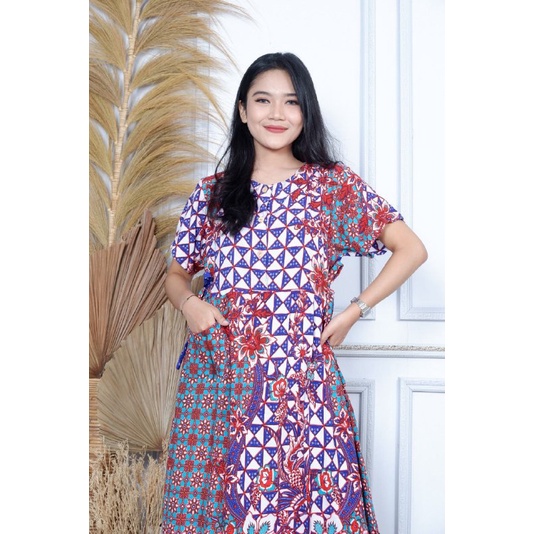 Daster Premium Kekinian  Daster Busui Rayon Premium Semata Kaki Slobok ungu 3