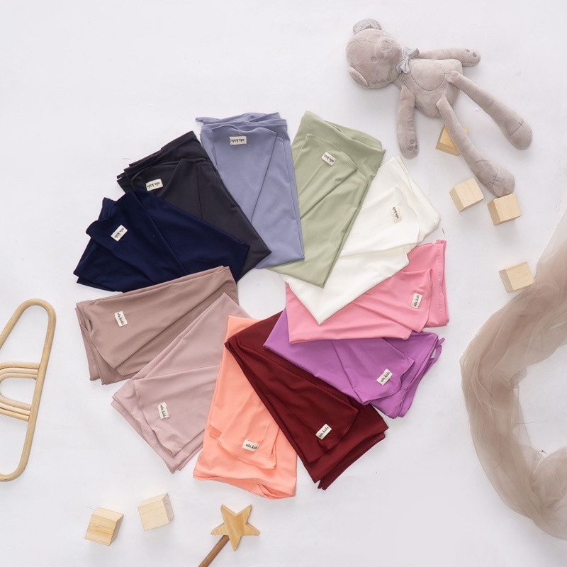 Pashmina Instan Hijab Pastan Anak Katun Rayon Premium 0-10 Tahun