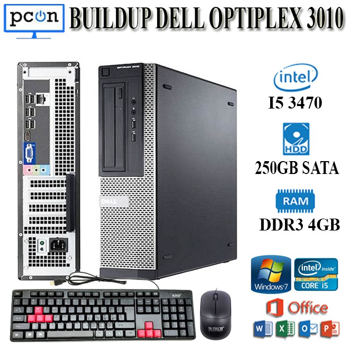 PC Built Up Dell OptiPlex Desktop Mini | PC OFFICE / KANTOR / SEKOLAH