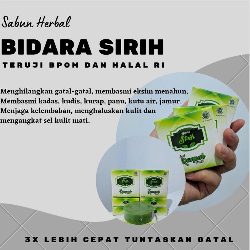 Sabun Bidara Sirih Herbal [sabun spesialis gatal-gatal]