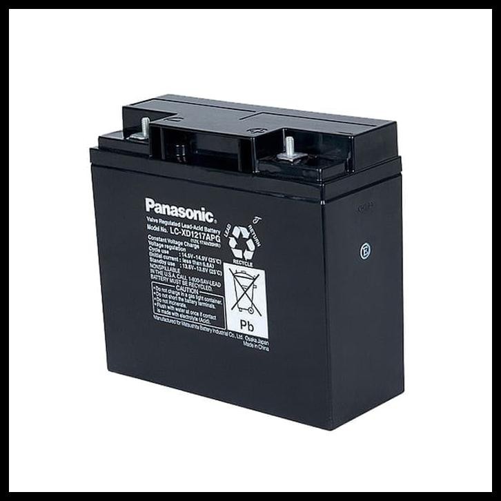 Produk Terbaik Aki Baterai Kering Vrla Panasonic 12V 17Ah 12 V 17 Ah