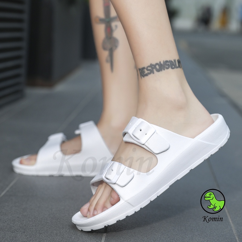 Sandal Korea Wanita Sling Strap Tali Jelly Sandal Pantai Sandal bersantai Sendal Wanita Import Korean Style Terbaru Slip On Karet
