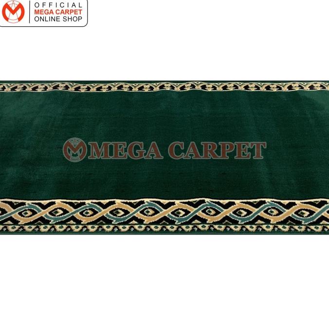 Sajadah Roll / Karpet Masjid / Karpet Mushola [Polos Hijau]