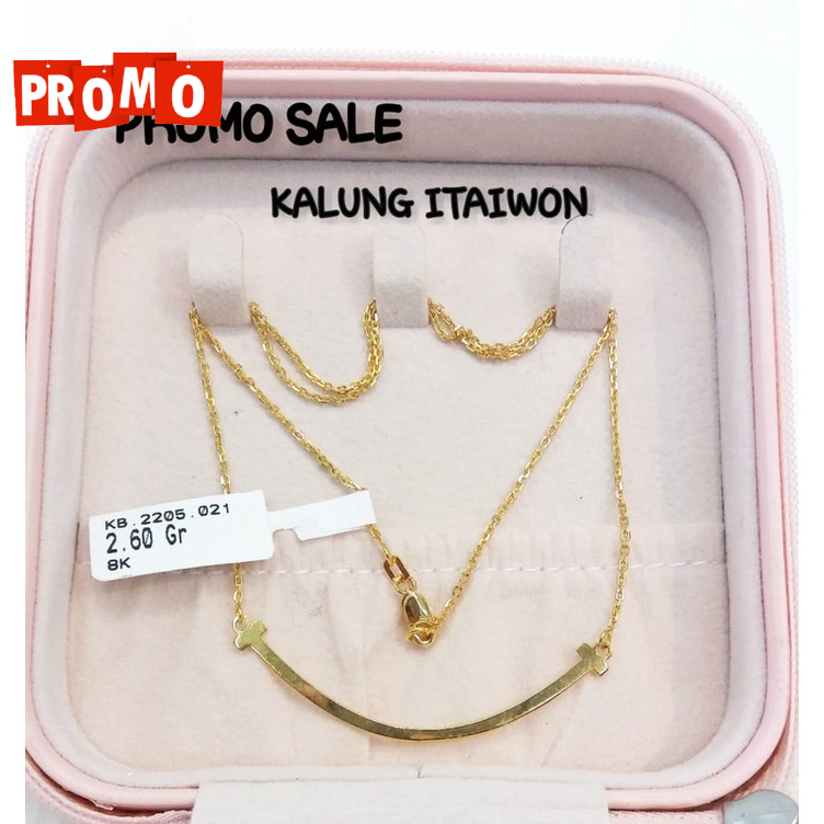 KALUNG HURUF ALPHABET KADAR 375/8K PROMO TERMURAH