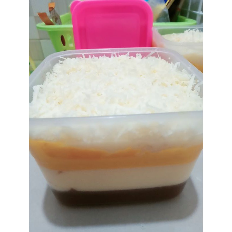 

desert mangga puding coklat & desert Oreo cheese coklat.