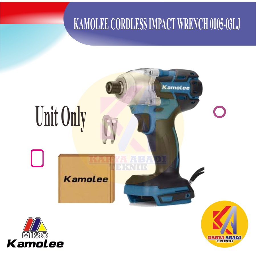 KAMOLEE - CORDLESS IMPACT WRENCH (MESIN IMPACT ONLY) - VARIAN