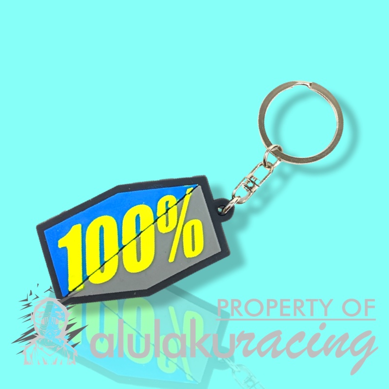 Gantungan Kunci / Keychain Motocross Trail Logo 100 Percent - SP007