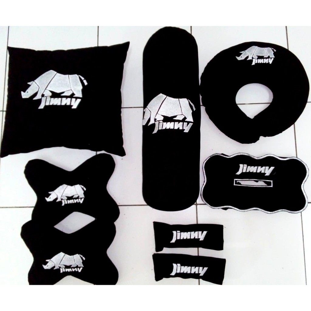 Aksesoris Interior Bantal Mobil Suzuki Jimny katana 6 in 1