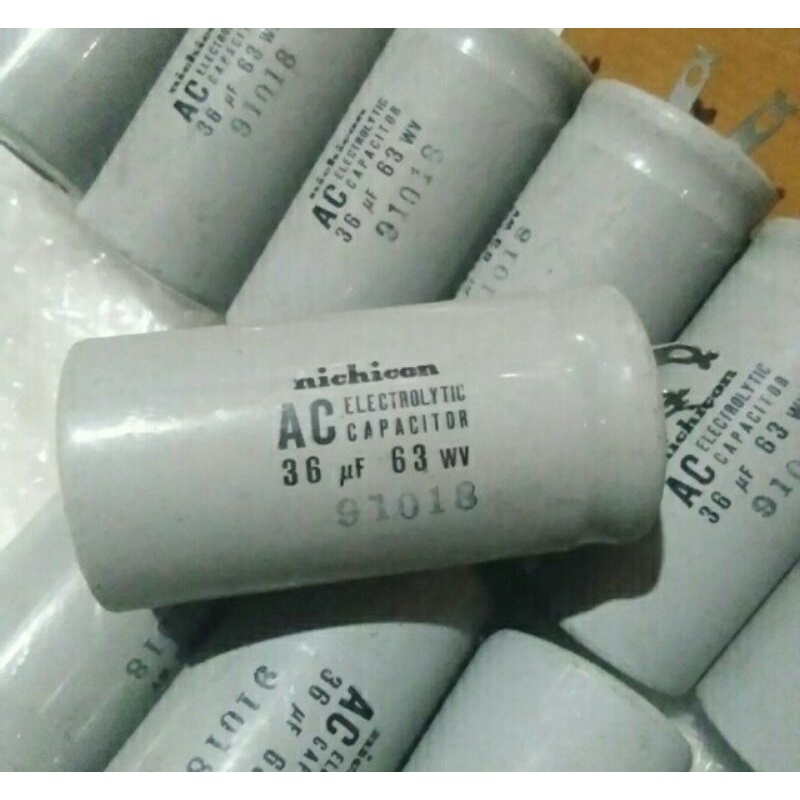 elko nichicon AC ELECTROLYTIC CAPACITOR - 36uf - 63wv