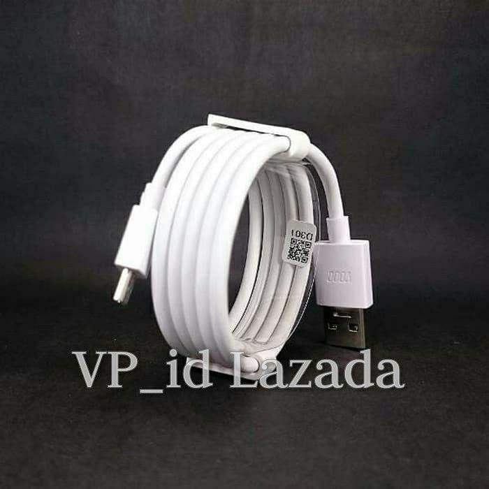 Kabel Data Cable Micro USB  VOOC OPPO F1+ F1 Plus F3+ F3 Plus - F9 F11 Pro - Find 7 - Find 5 Fast Charging 4A Original 100% - Cabel Cas Charger Casan OPPO R5 R9 R11 R17 VOOC Flash Charge 4 Ampere ORI