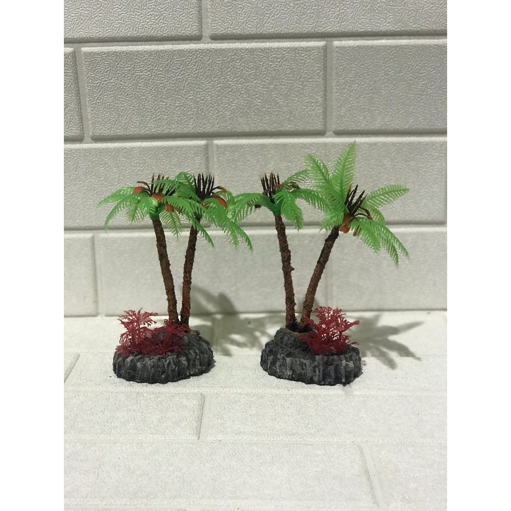 HIASAN POHON KELAPA AQUARIUM