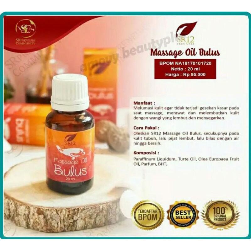 Minyak Bulus SR12 Berjuta Manfaat (Perbesar Mrs.P & Mr.P ,Hilang Bekas Luka,Kutil,dll