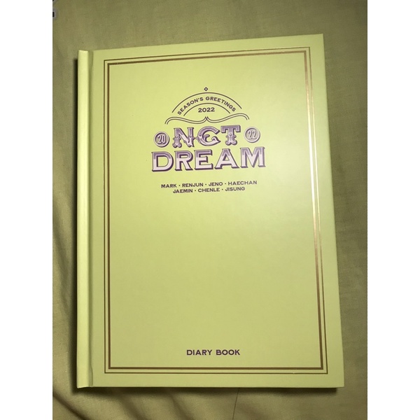 Hard Cover Diary Season Greeting NCT Dream 2022