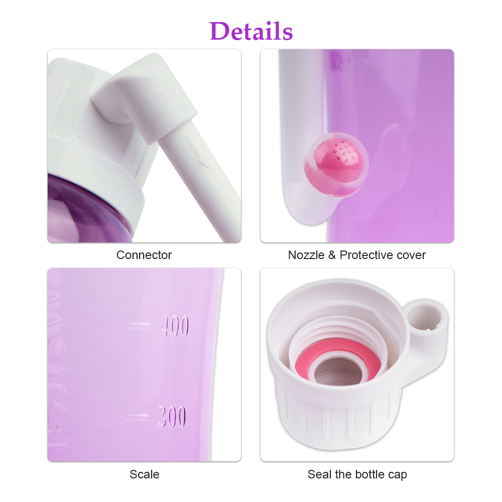 Salorie Botol Semprot Pembersih Toilet Duduk Portable Bahan EVA Kapasitas 500ml Untuk Travel