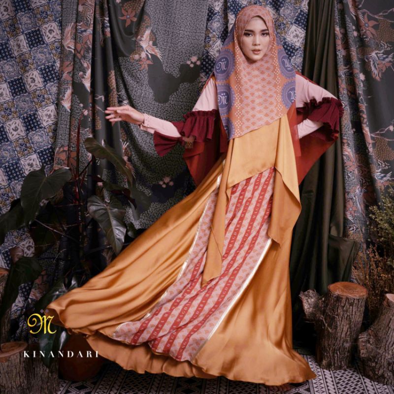 MAGDARA HIDDEN GEMS IN BROMO COLLECTION Magdara Original Khimar syari premium exclusive set gamis