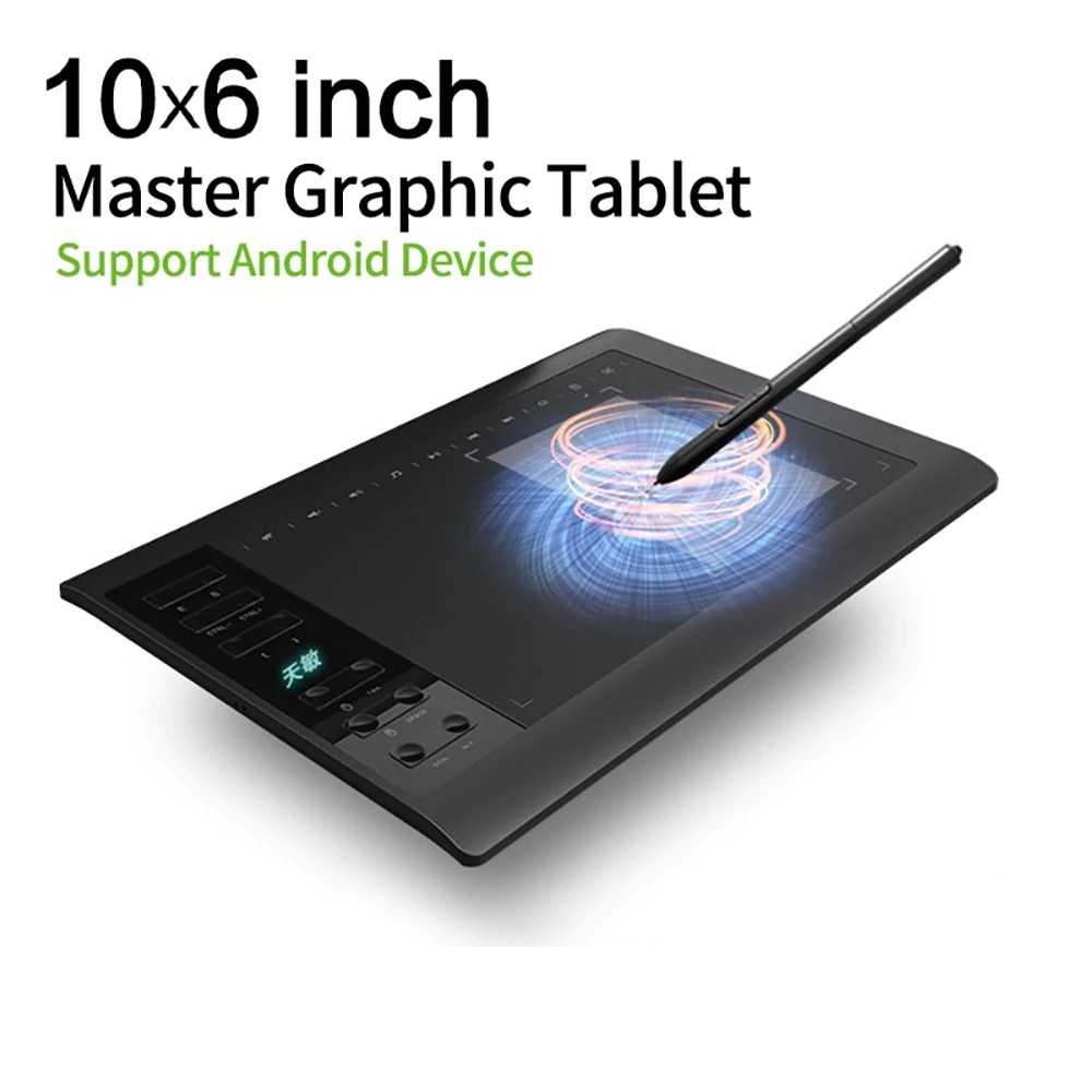 10moons Graphics Digital Drawing Tablet with Stylus Pen - G10