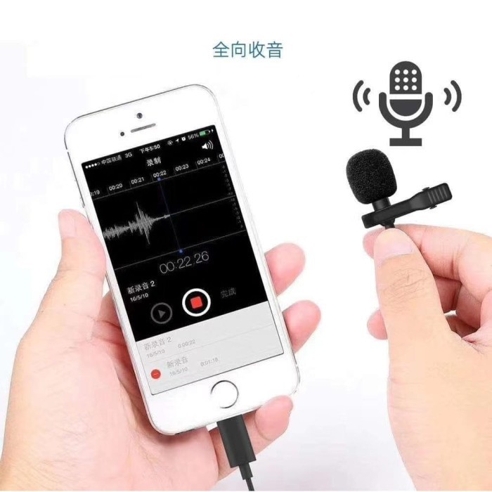 Microphone Mic Mini Jepit 3.5mm ACC