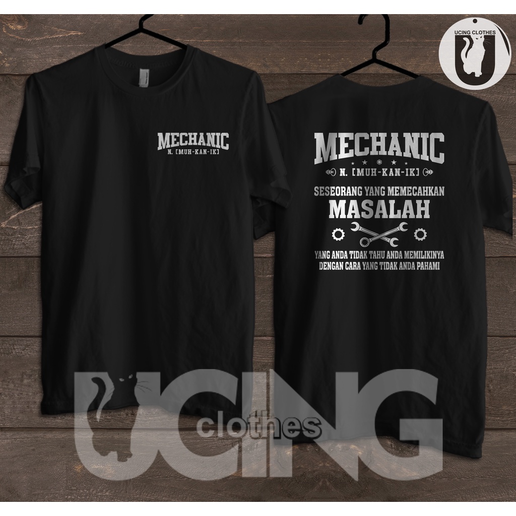 Kaos Baju Mekanik Bengkel v5 Baju Otomotif