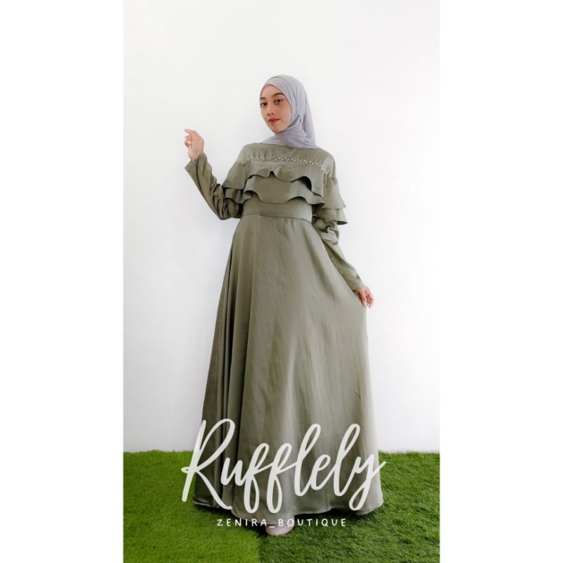 RUFFLELY gaun pesta kondangan / lamaran / bridesmaids / seragam keluarga / couple