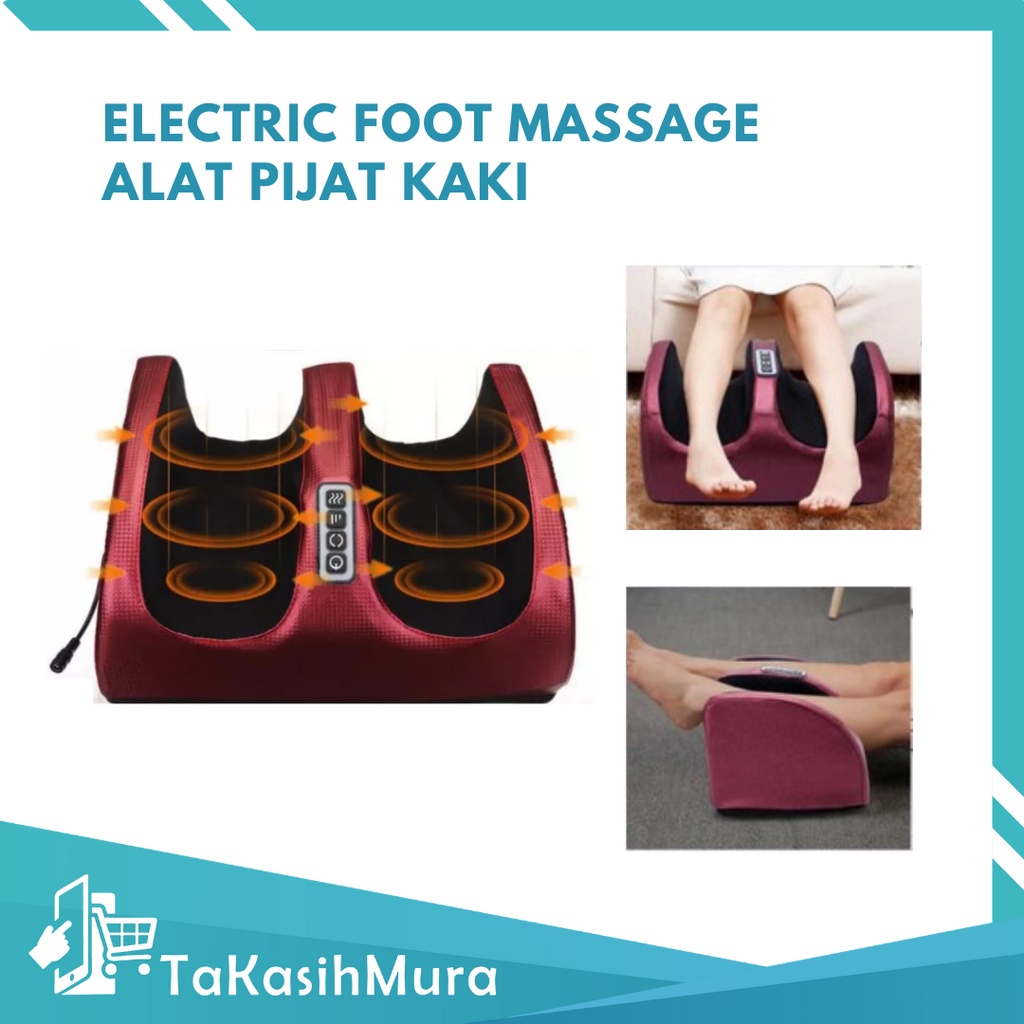 Alat Pijat Kaki Elektrik - Automatic Foot Massage Terapi Heating Betis