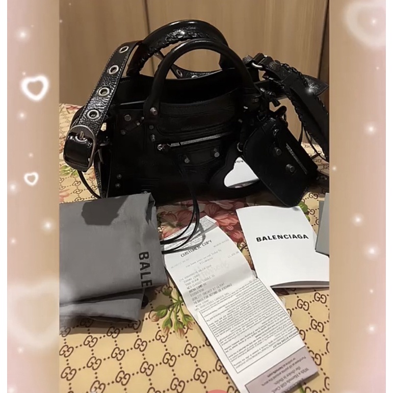 Balenciaga new black neo cagole Xs lamb.SOLD