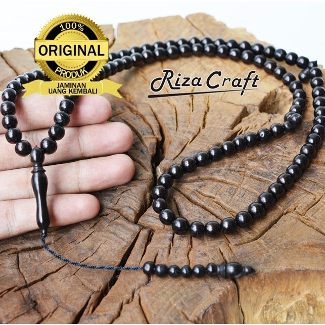 Tasbih Muslim Kayu Kokka Kaukah Kokah Asli Arab Mekkah Turki 99 Butir