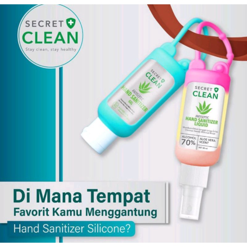 SECRET CLEAN GEL 50ML SPRAY 60ML
