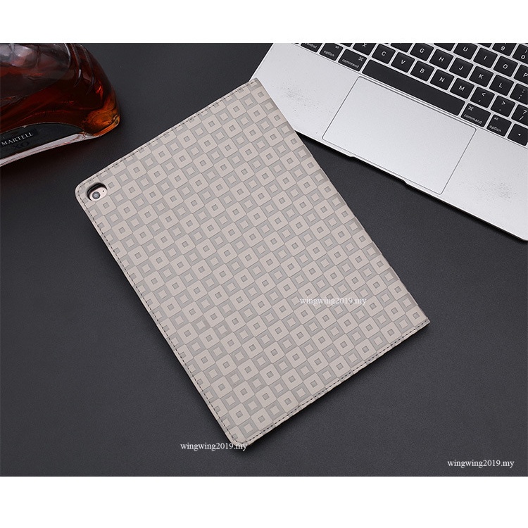 Case Magnetik Bahan Kulit Motif Geometri Minimalis Untuk Ipad Air 4th Gen 10.9 '' Air1 Air2 Air3 Air4 Mini 5 4 3 2 Gen 7 8 10.2 Ipad 2 3 4 2017 2018