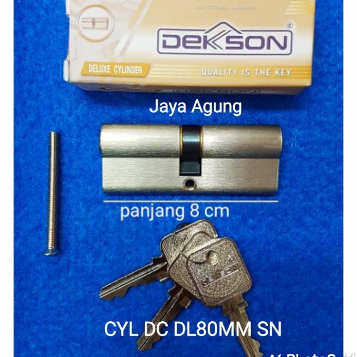 Gagang Cylinder Dekson Dc Dl 80Mm 8 Cm Sn /Kunci Silinder Dekson