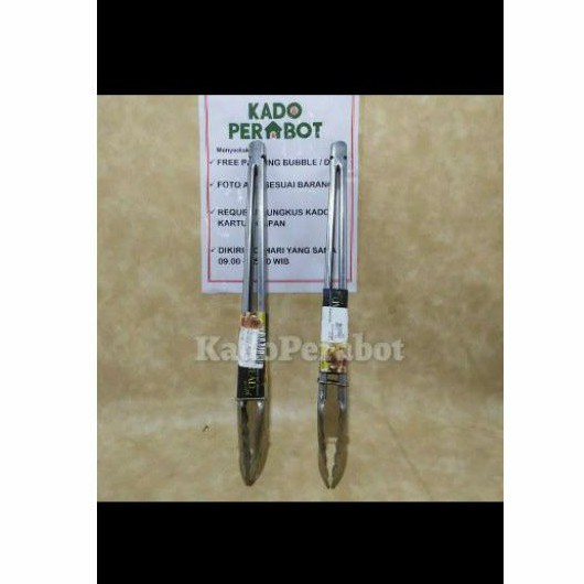capitan food clip stainless steel 40cm - capitan panjang jumbo bbq