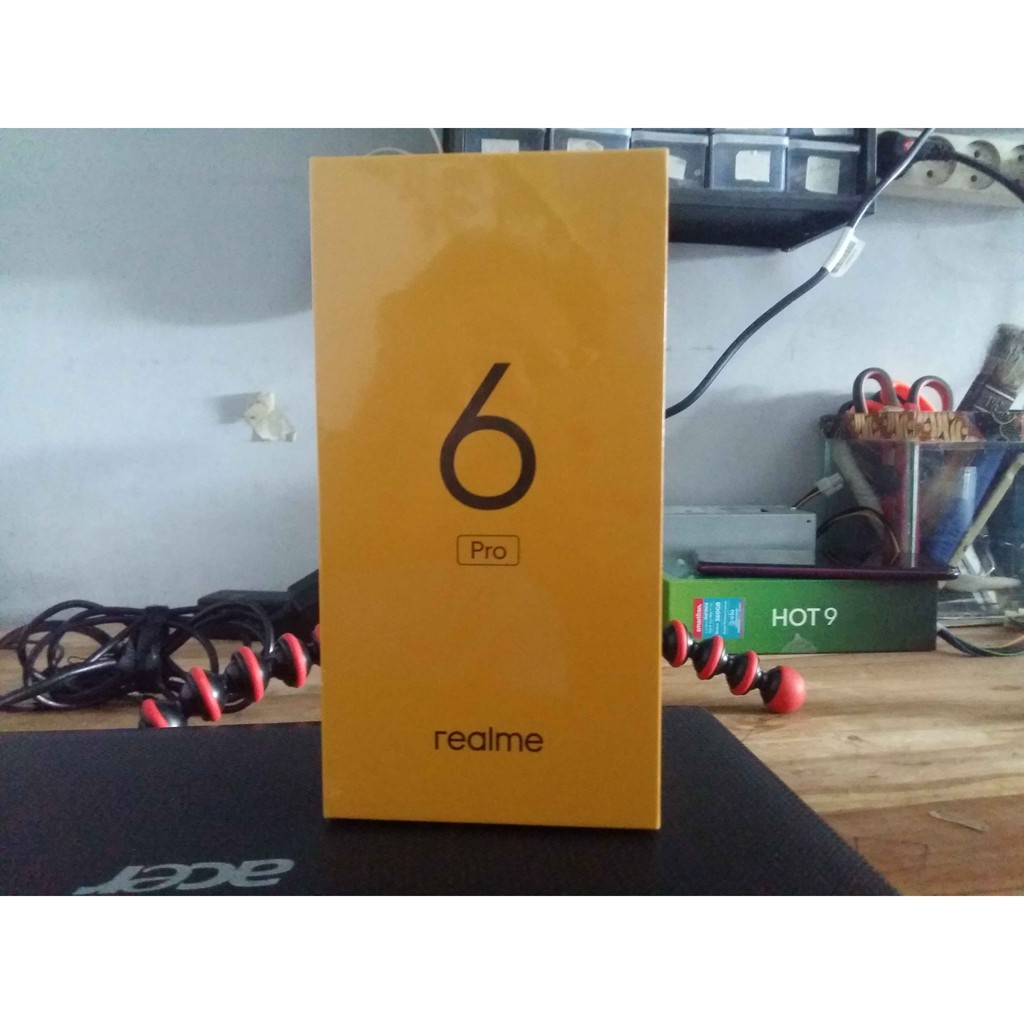 Realme 6 Pro | New Fullset Segel | 128 GB/ 8 GB | Warna Biru Kilat