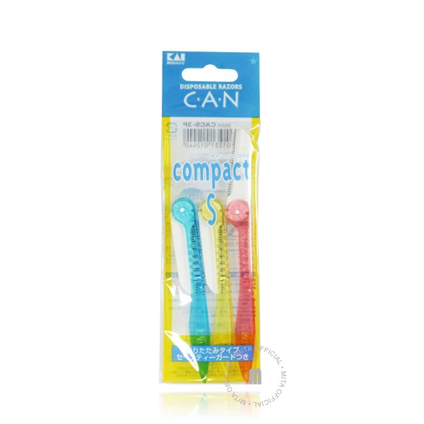 [MADE IN JAPAN] MITA KAI Cukuran Bulu Alis Lipat CAN Compact S/ Wajah/ Eyebrow Razor