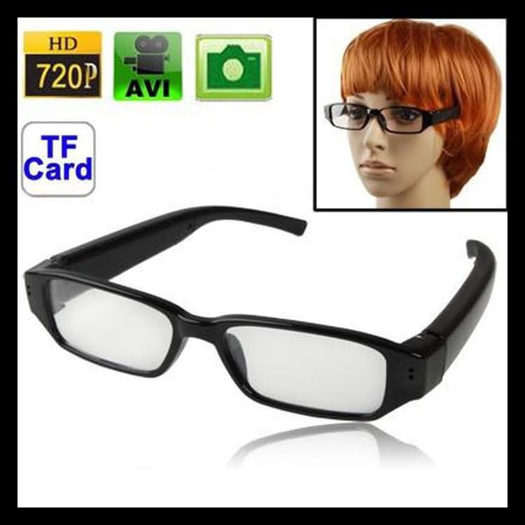 PROMO Spy Cam Hd720 Video Camera Eyewear Kacamata Bening Kamera Tersembunyi