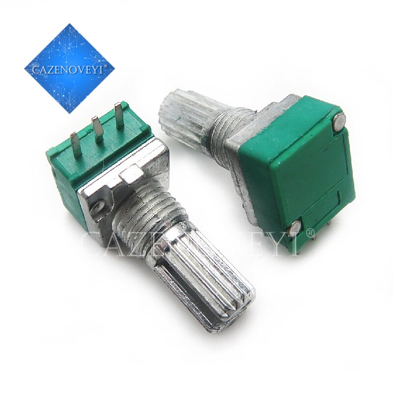 5pcs/lot RK097N 5K 10K 20K 50K 100K 500K B5K with a switch audio 3pin shaft 15mm amplifier sealing potentiometer In Stock