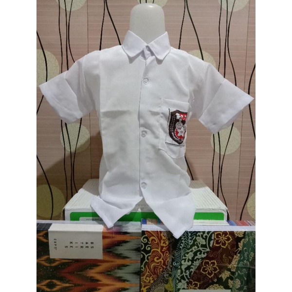 BAJU PUTIH SD TANGAN PENDEK/SERAGAM SEKOLAH SD